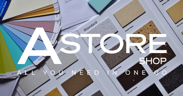 People in hospitality and tech company looking over assortment of colors and materials, similar to considering different marketplace solutions.