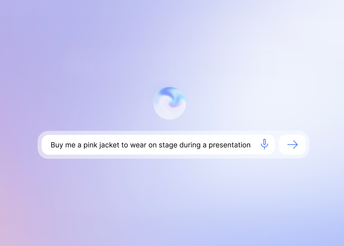 "Buy me a pink jacket to wear on stage during a presentation"