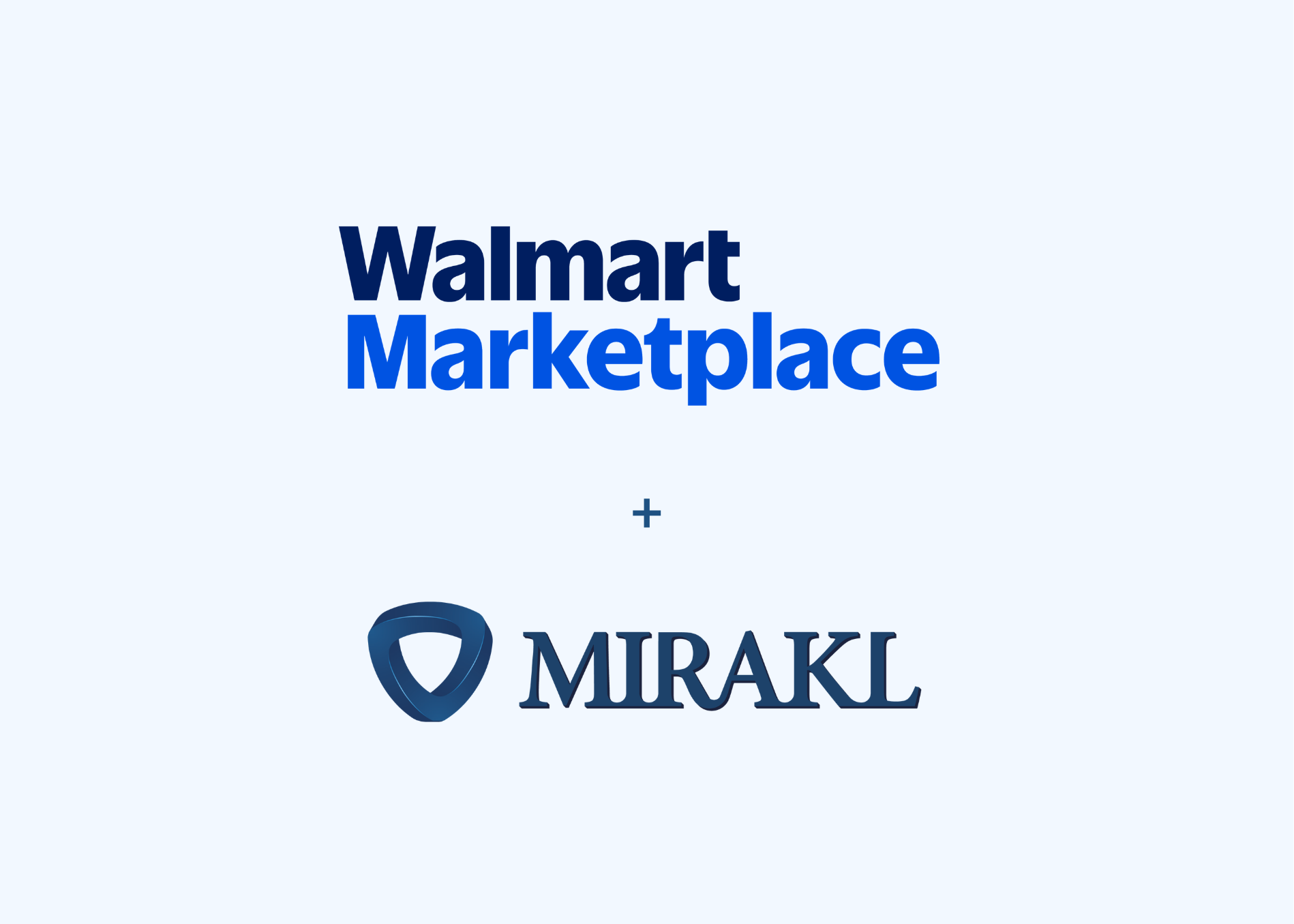 Walmart Marketplace and Mirakl partnership logo