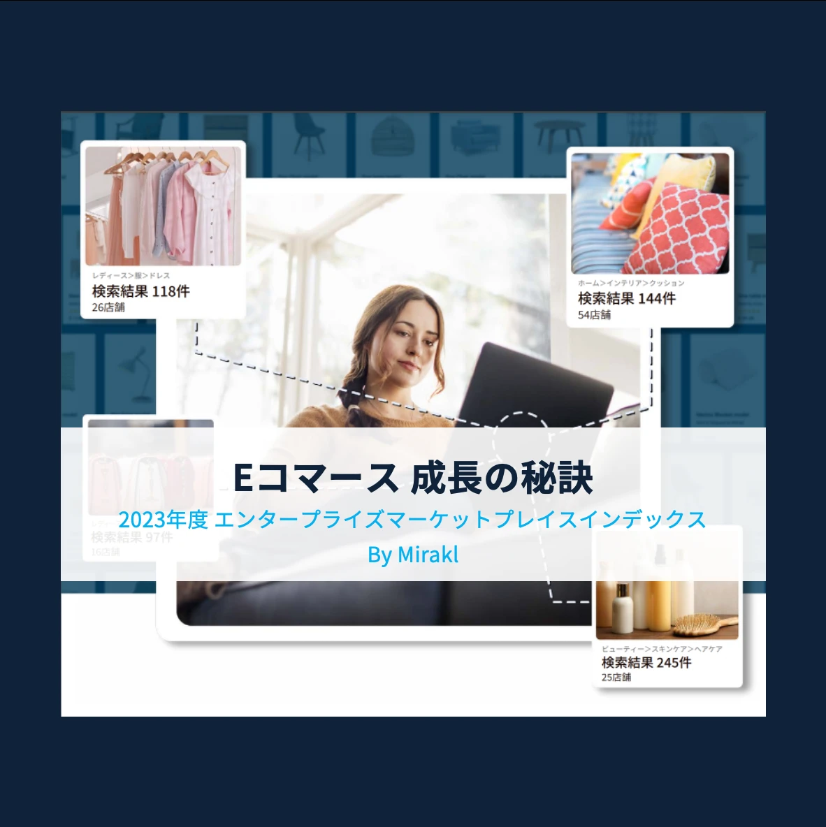 ＜調査結果＞Mirakl（ミラクル）、世界各国の小売業事業者調査レポート2023年度版を発表、Eコマース 成長の秘訣とは？