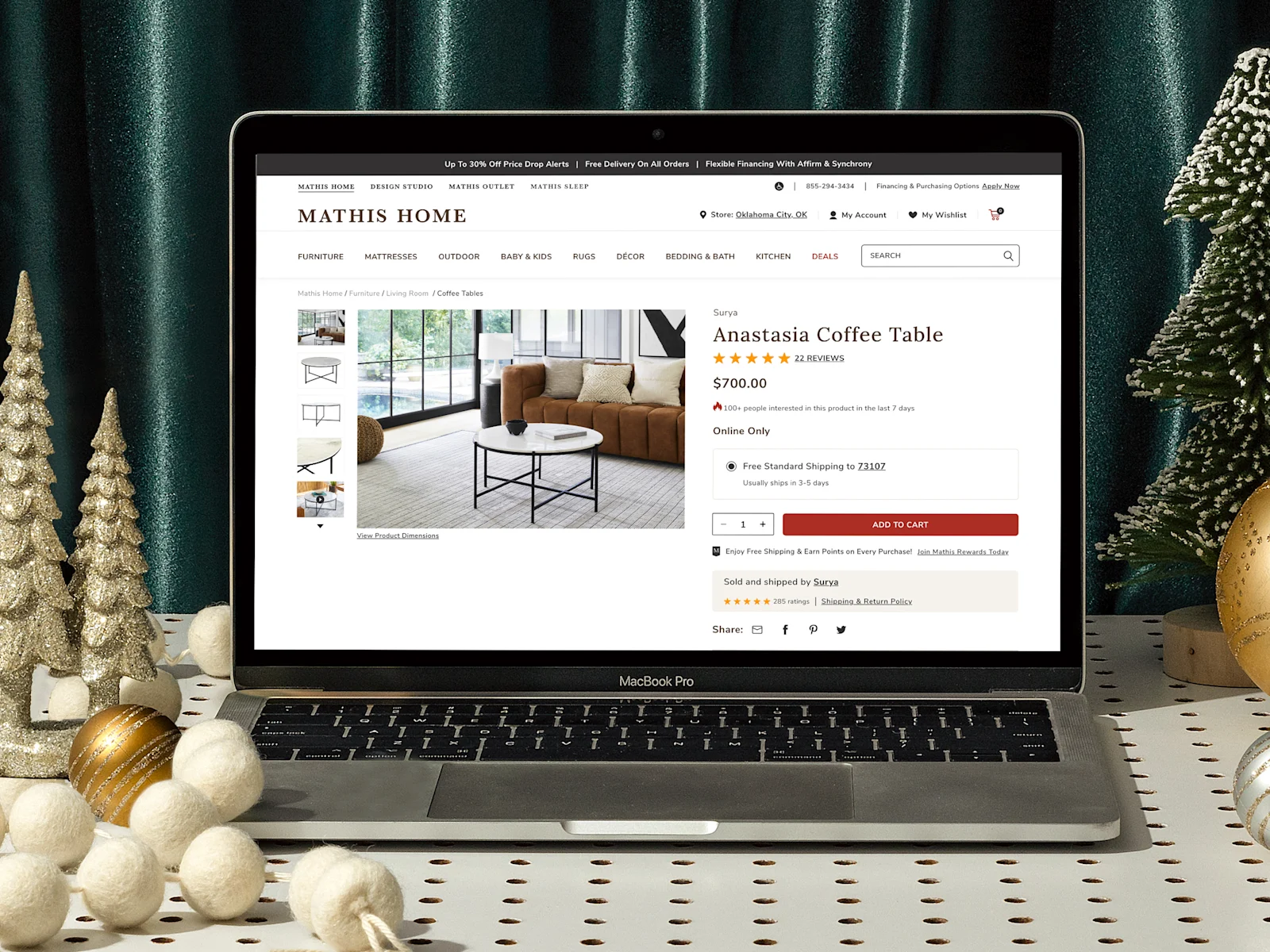 Mathis Home online marketplace