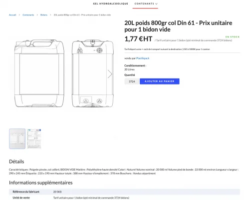StopCovid19.fr platform screenshot