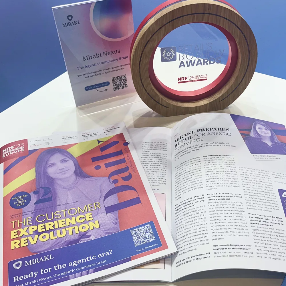 Mirakl wins award at NRF Europe with its AI-powered Catalog Transformer