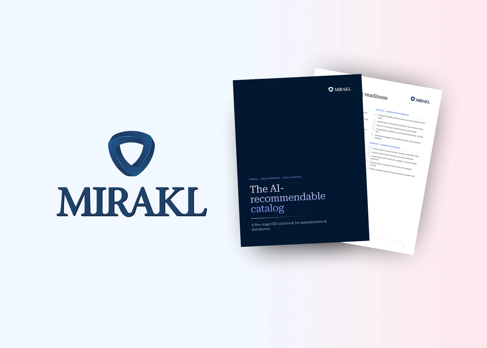 The AI-Recommendable Catalog: A GEO Playbook for B2B